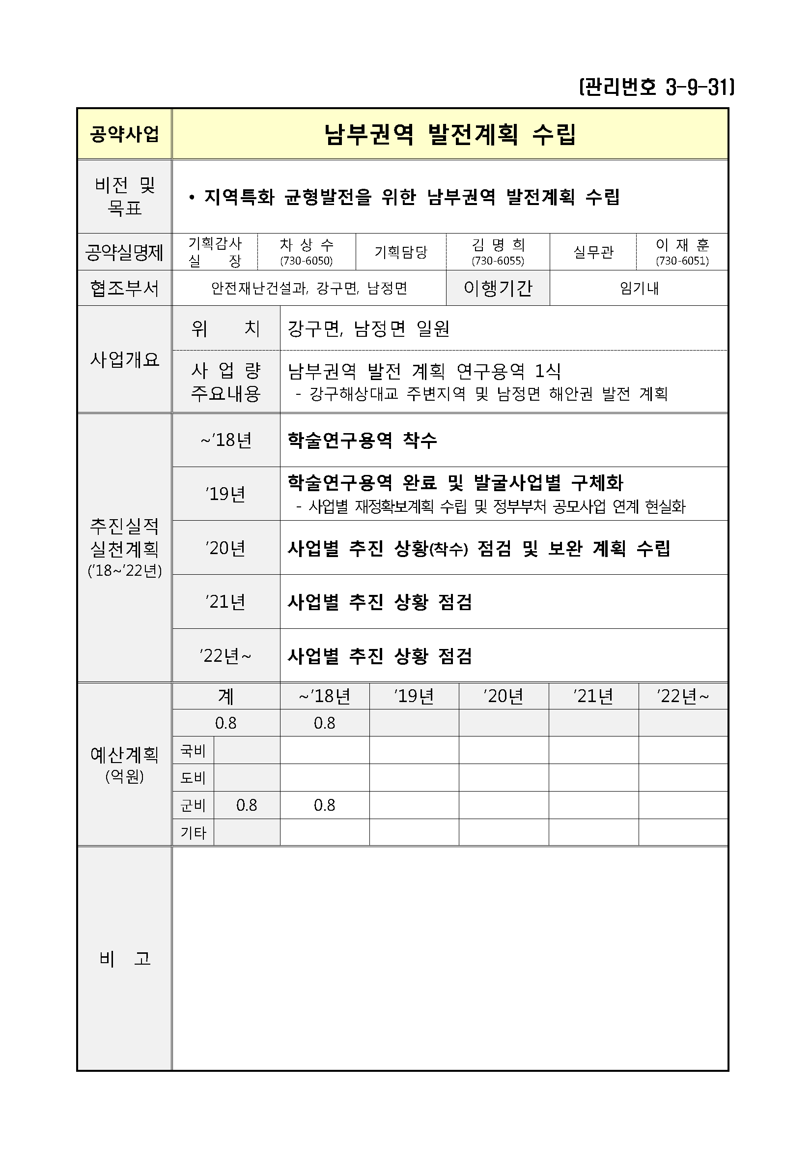 민선7기_공약실천계획