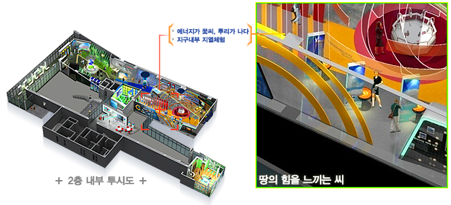 신재생에너지전시관2층내부투시도