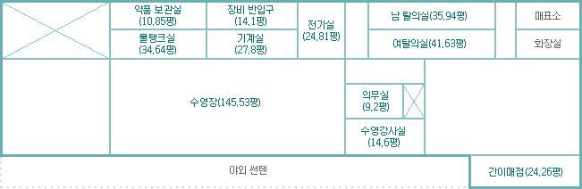 지상 1층 배치(후면)도