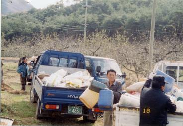 2003. 11월 축산면 자원재활용품 수거