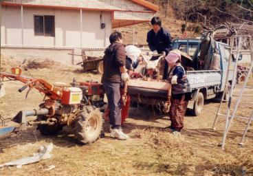 2003. 12월 축산면 자원재활용품 수거 사진