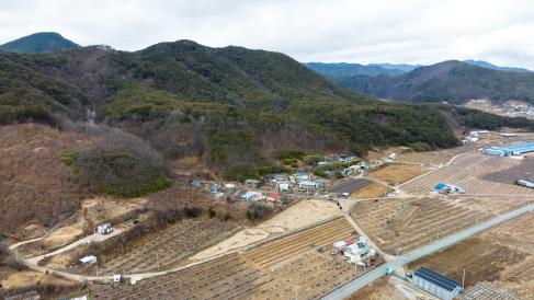 2023. 2월 달산면 인곡리 마을 전경