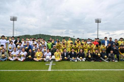 영덕군-대구 수성구청 축구단 친선 교류전