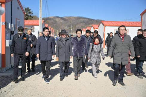 2026. 2. 9 영덕 화수리 임시주택 도지사님 방문