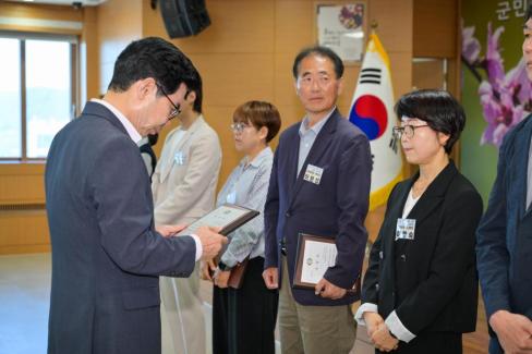 2026. 6. 12. 정례조회 및 군정발전유공 표창 사진