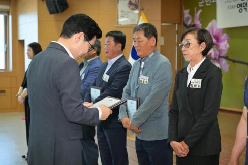 2026. 6. 12. 정례조회 및 군정발전유공 표창 사진