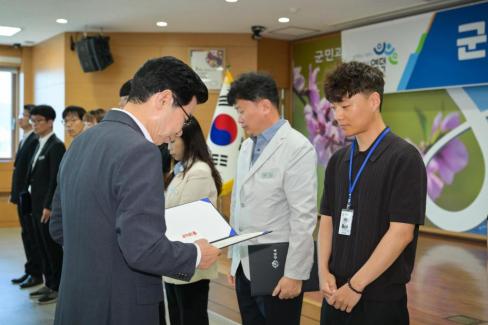 2026. 6. 12. 정례조회 및 군정발전유공 표창 사진